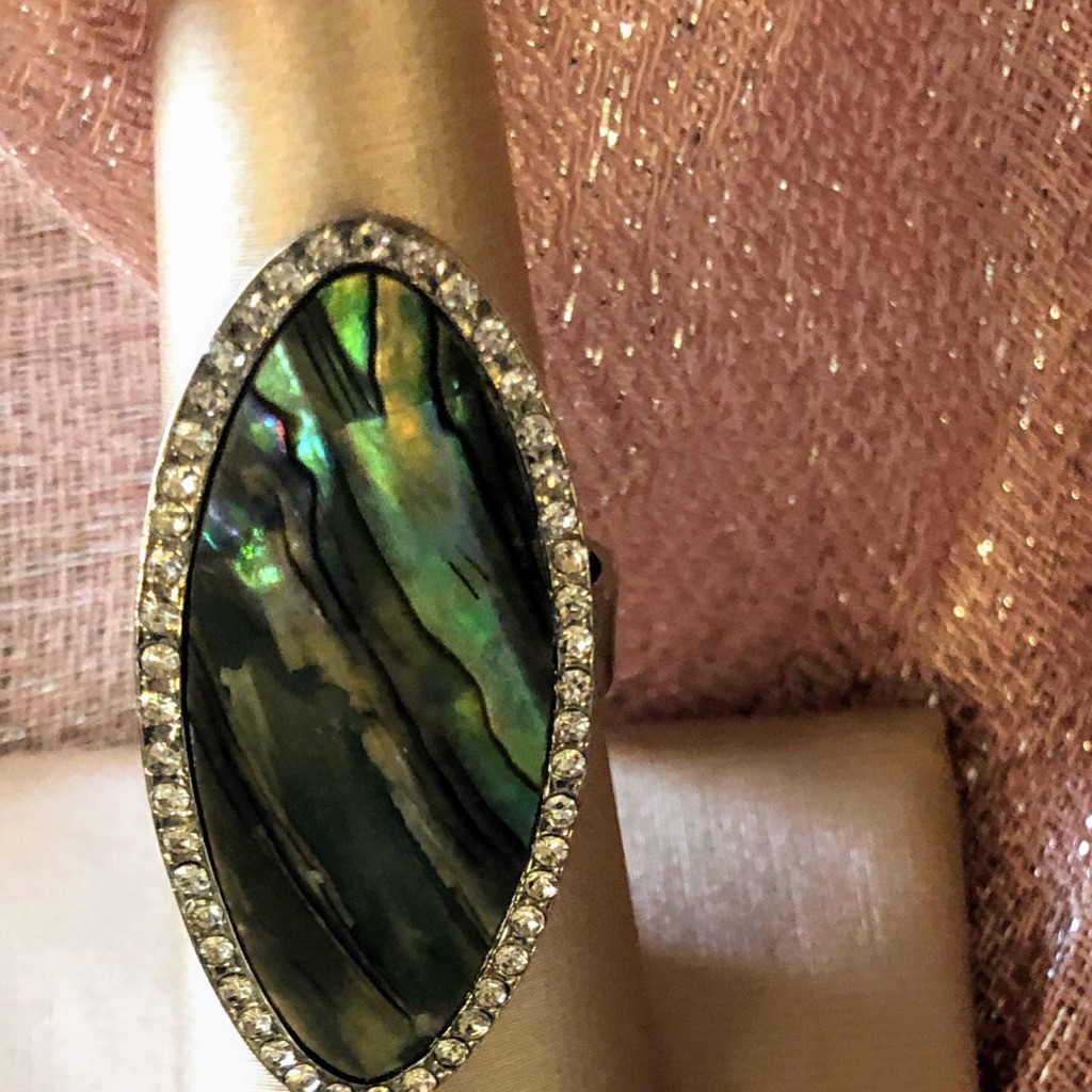 Abalone Stone Ring